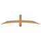 Ekena Millwork Bellingham Timber Gable Bracket, Western Red Cedar, 60"W x 15"H x 3 1/2"D x 3 1/2"F, 6/12 Pitch GBW060X15X0404BEL00SWR - alternate 1